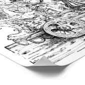 Poster Une scène de la procession triomphale de Maximilie (Coin)