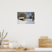 Poster Une scène enneigée au Little Lyford Pond de l'AMC (Cuisine)