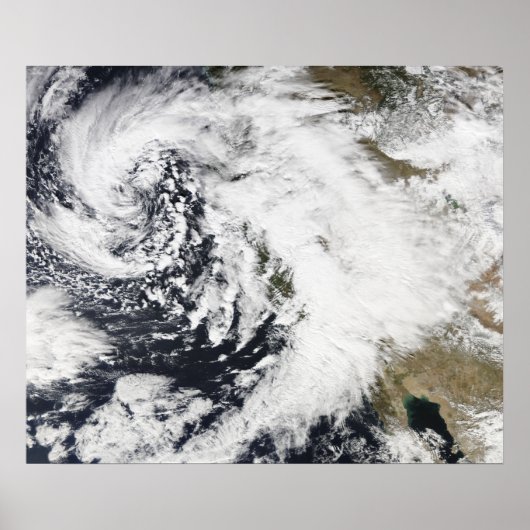 Poster Une série de fortes tempêtes avec des vents violen (Devant)