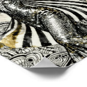 Poster Une Showgirl danse dans l'illumination (Coin)