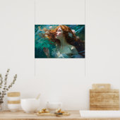 Poster Une sirène curieuse (Cuisine)