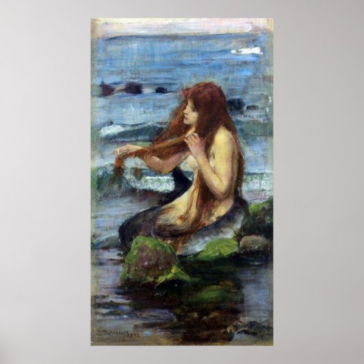 Poster Une sirène (étude) (Devant)