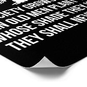 Poster Une société devient grande quand les vieux hommes (Coin)