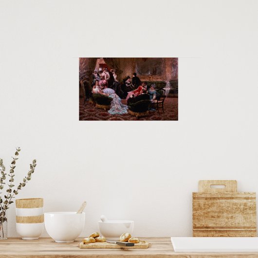 Poster Une Soirée Animée (Cuisine)