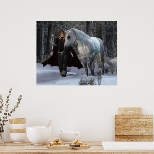 Poster Une Soirée Neige (Cuisine)