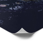 Poster Une sorcière sinistante qui jette un sort dans une (Coin)