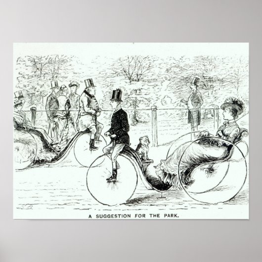 Poster Une suggestion pour le parc', 1879 (Devant)
