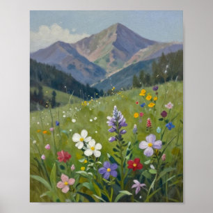 Poster Une symphonie de fleurs sauvages : la radiance de