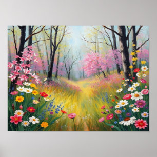 Poster Une Symphonie de Printemps : Lumière du Soleil Fil