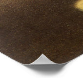 Poster Une table à dîner la nuit par John Singer Sargent (Coin)