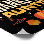 Poster Une Tante Remerciée Chute Tante Thanksgiving (Coin)