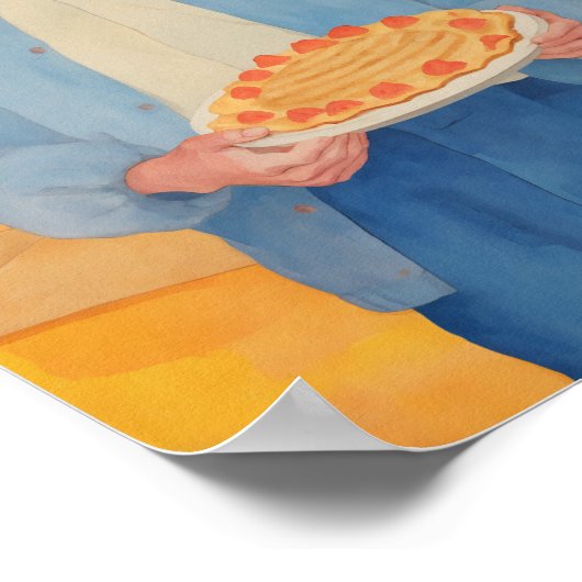 Poster Une tarte du soir (Coin)