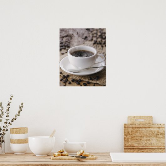 Poster Une tasse de café (Cuisine)