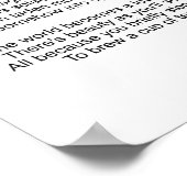 Poster Une tasse de thé- (Coin)