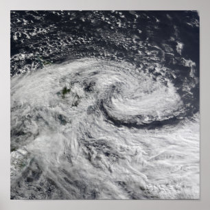 Poster Une tempête au-dessus de la Nouvelle-Zélande