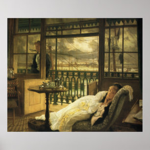 Poster Une tempête de dépassement, par James Tissot
