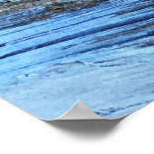 Poster Une texture abstraite dans l'arbre brun clair et b (Coin)