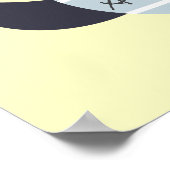 Poster Une théière moderne simple au pastel plante (Coin)