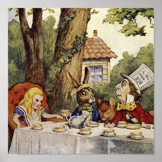 Poster Une Toile Tea Party Mad (Devant)