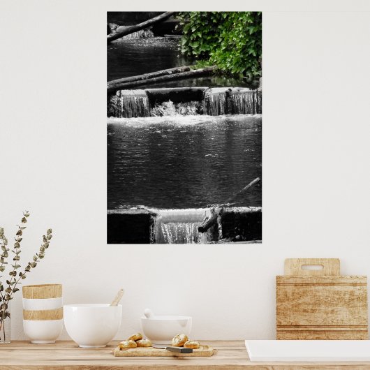 Poster Une touche de vert (Cuisine)