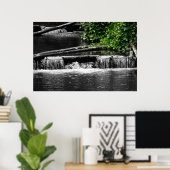 Poster Une touche de vert (Bureau à domicile)