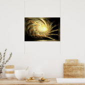 Poster Une touche d'or (Cuisine)
