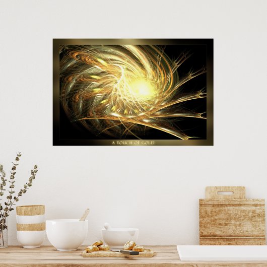 Poster Une Touche D'Or (Cuisine)