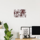 Poster "Une Traipse Errant" (Bureau à domicile)