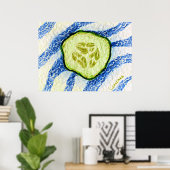 Poster Une tranche d'été (Bureau à domicile)