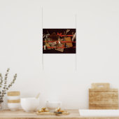 Poster Une trompe l'oeil des objets (Cuisine)