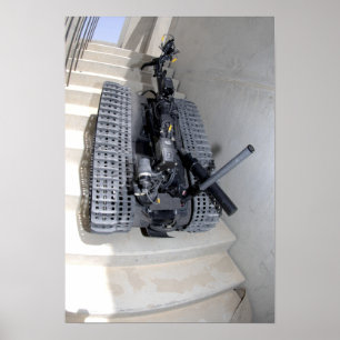 Poster Une unité de robot de la serre 3B montant un vol