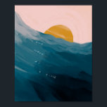 Poster "Une vague à la fois."<br><div class="desc">- Fabriqué Et Conçu Par Morgan Harper Nichols</div>