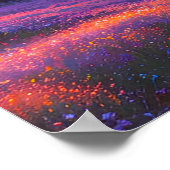 Poster Une vallée peinte en violet (Coin)