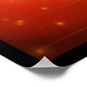 Poster Une valse rouge (Coin)