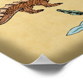 Poster Une variété de créatures draconiennes (Coin)