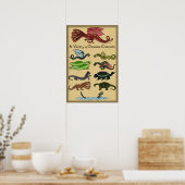 Poster Une variété de créatures draconiennes (Cuisine)