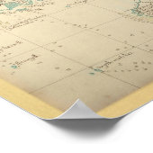 Poster Une véritable carte de pirate de 1690 (Coin)