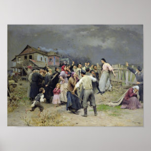 Poster Une victime du fanatisme, 1899
