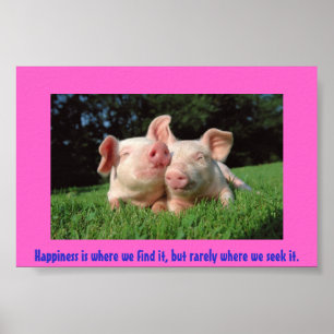 Poster Une vie de cochons