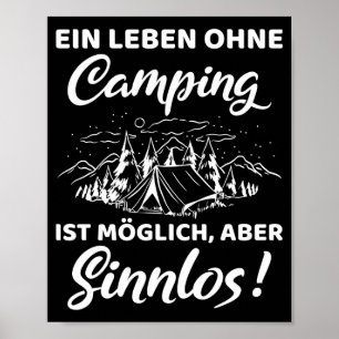 Poster Une vie d'homme sans camping est possible mais
