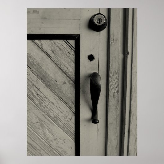 Poster Une vieille porte (Devant)