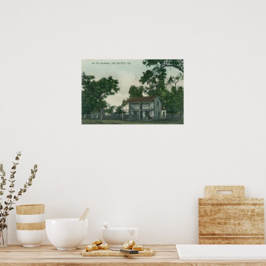 Poster Une Vieille Scène (Cuisine)