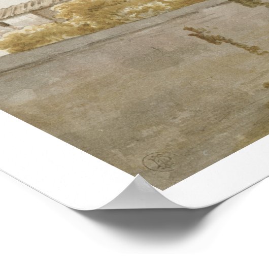 Poster Une villa italienne (Coin)