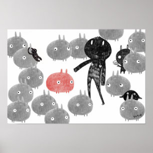 Poster Une visite amicale au bunnyland 2014