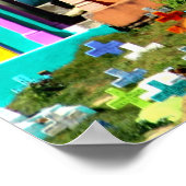 Poster Une voie colorée (Coin)