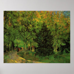 Poster Une voie dans le jardin public d'Arles