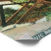 Poster Une voie Pittoresque le long de la rivière Sacrame (Coin)