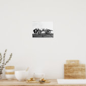 Poster Une voiture à vapeur inventée (Cuisine)