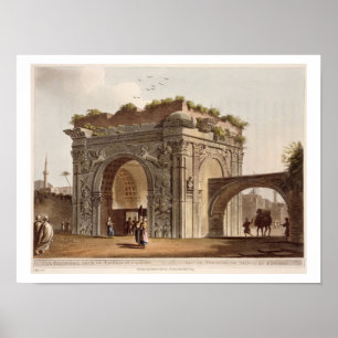 Poster Une voûte triomphale de Tripoli dans Barbarie,