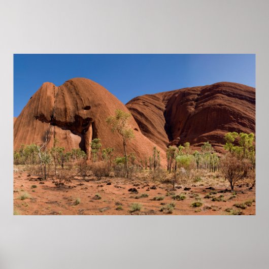 Poster Une vue différente et unique d'Ayers Rock Uluru (Devant)
